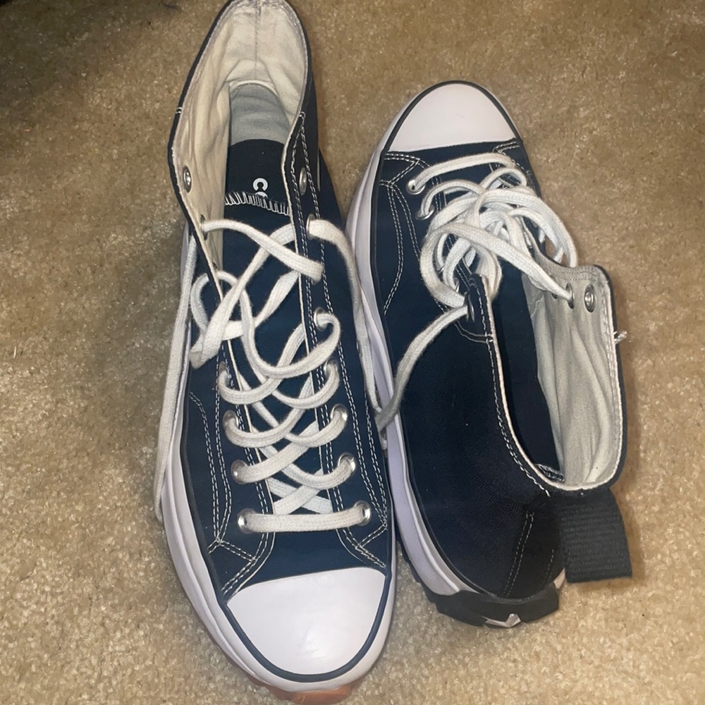 WOMEN'S CONVERSE RUN STAR HIKE HIGH TOP PLATFORM SNEAKER BOOTS size 11